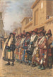 Chœur de derviches mendiant l'aumône à Tachkent - Vasily Vereshchagin — Ansicht des Kunstwerks