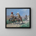 Mollahs, die zum Basar gehen - Vasily Vereshchagin — gerahmtes Bild an der Wand