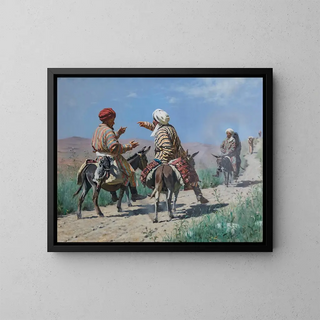 Vasily Vereshchagin - Mullahs going to Bazaar.webp