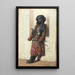 Personal-Sicherheitsgemälde von Afghanistan - Vasily Vereshchagin — gerahmtes Bild an der Wand