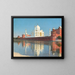 Mausoleum des Taj Mahal in Agra - Vasily Vereshchagin — gerahmtes Bild an der Wand