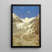 Der Gletscher auf dem Weg nach Kaschmir im Ladakh Studie - Vasily Vereshchagin — gerahmtes Bild an der Wand