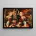 Loth et ses filles - Veit Stoss — gerahmtes Bild an der Wand