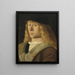 Portrait eines jungen Mannes - Venezianisch 16. Jahrhundert — gerahmtes Bild an der Wand