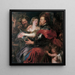 Venus und Mars - Peter Paul Rubens — gerahmtes Bild an der Wand