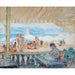Reproduktion des Gemäldes Veranda auf dem Strand von Cannes (ca. 1922) - Henri Lebasque