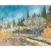 Reproduktion des Gemäldes Obstgarten gesäumt von Zypressen - Vincent Van Gogh