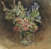 Glas mit Alpenblumen - Rudolf von Alt — Ansicht des Kunstwerks