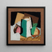 Glas und Früchte - Louis Marcoussis — gerahmtes Bild an der Wand