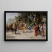 L'Arrivée - Vicente García De Paredes — gerahmtes Bild an der Wand