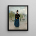 La Parisienne - Vicente Gómez Y. Plasencia — gerahmtes Bild an der Wand
