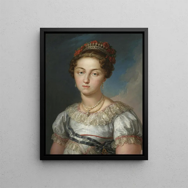 Vicente Lpez Portaa - Portrait Of Maria Josefa Amalia De Sajonia Queen Of Spain.webp
