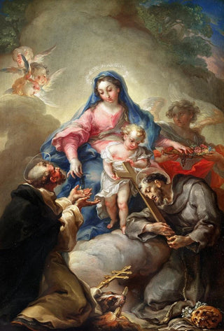 Vicente Lpez Portaa - Virgin with St Francis and St Dominic.webp