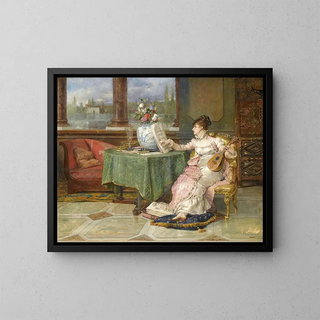 Vicente Palmaroli y Gonzlez - La sonata.webp
