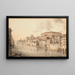 Le Palais Farnèse vu depuis les quais du Tibre Rome - Victor Jean Nicolle — gerahmtes Bild an der Wand