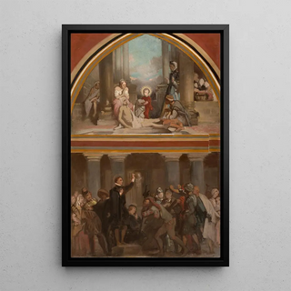 VictorLouis Mottez - LEnfance de Saint Franois de Sales Saint Franois de Sales prchant les hrtiques du Chablais.webp