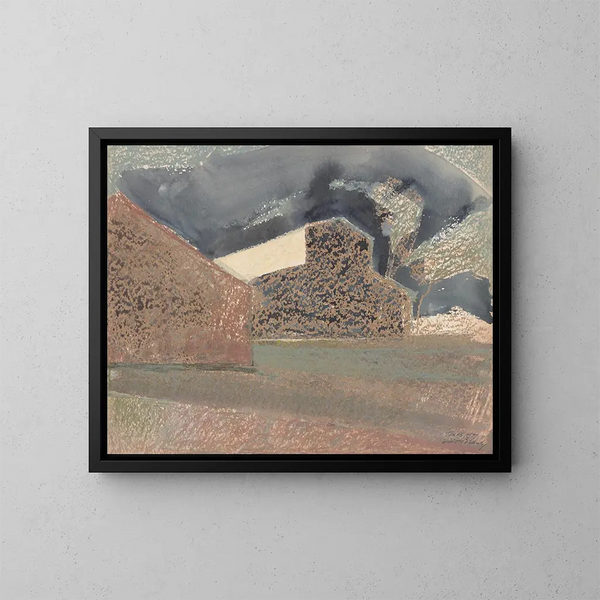 Bâtiments à Galveston, Texas - Victor Alfred Lundy — gerahmtes Bild an der Wand