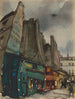 Place Saint - André - des - Arts, Paris, zwischen der Sugerstraße und der Saint - André - des - Arts - Victor Alfred Lundy — Ansicht des Kunstwerks