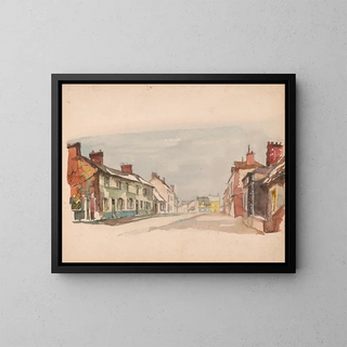 Victor Alfred Lundy - Street in Beauvais Cold Sunday.webp