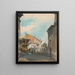 Ansicht der Straße - Victor Alfred Lundy — gerahmtes Bild an der Wand