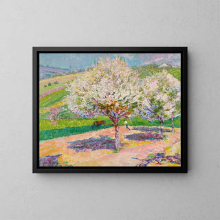 Victor Charreton - Arbres En Fleur Dans La Prairie.webp