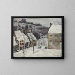 Victor Charreton - Murol in the Snow.webp