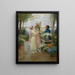 Les Glaïeuls - Victor Gabriel Gilbert — gerahmtes Bild an der Wand