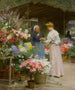 Blumenmarkt an der Madeleine L'embarras du choix - Victor Gabriel Gilbert — Ansicht des Kunstwerks