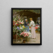Blumenmarkt an der Madeleine L'embarras du choix - Victor Gabriel Gilbert — gerahmtes Bild an der Wand