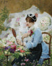Der Blumenverkäufer - Victor Gabriel Gilbert — Ansicht des Kunstwerks