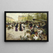 Der untere Markt Paris - Victor Gabriel Gilbert — gerahmtes Bild an der Wand