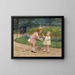Die Gärten des Luxembourg - Victor Gabriel Gilbert — gerahmtes Bild an der Wand