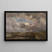 Regenwetter in Nieuport - Victor Gilsoul — gerahmtes Bild an der Wand