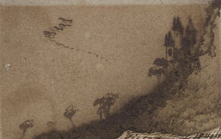 Victor Hugo - Chteau sur une colline.webp
