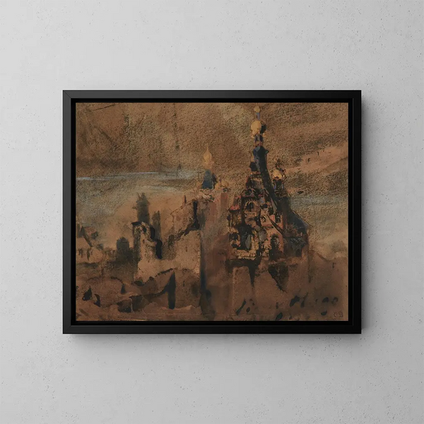 Souvenir d'Espagne - Victor Hugo — gerahmtes Bild an der Wand