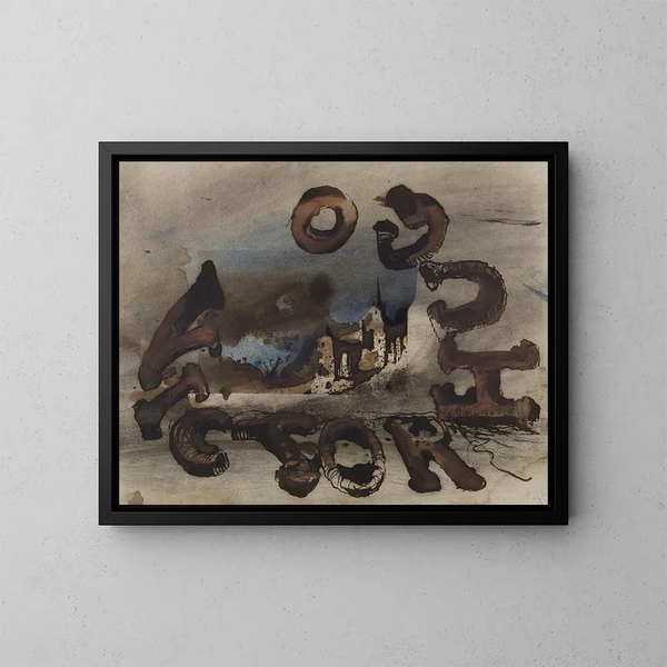 Victor Hugo - Victor Hugo — gerahmtes Bild an der Wand