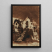 Alte Haus - Victor Hugo — gerahmtes Bild an der Wand