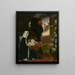Johanna van der Gheynst mit ihrem Kind im Kinderbett - Victor Lagye — gerahmtes Bild an der Wand