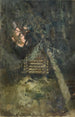 Landschaftsgemälde Hütte auf Hühnerfüßen - Victor Mikhailovich Vasnetsov — Ansicht des Kunstwerks
