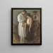 La Vaccination - Victor Tardieu — gerahmtes Bild an der Wand