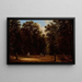 Cavaliers dans un parc - Victor de Grailly — gerahmtes Bild an der Wand