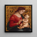 Jungfrau mit Kind - Luca Signorelli — gerahmtes Bild an der Wand