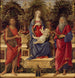 Jungfrau mit Kind mit den beiden Heiligen Johannes - Sandro Botticelli — Ansicht des Kunstwerks