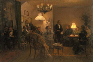 Viggo Johansen - Aftenselskab i mit hjem.webp