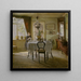 Licht der Sonne im Esszimmer - Viggo Johansen — gerahmtes Bild an der Wand