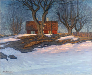 Soirée de mars en Södermanland - Vilhelm Behm — Ansicht des Kunstwerks