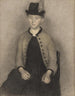 Ida Ilsted, die Frau des Künstlers - Vilhelm Hammershøi — Ansicht des Kunstwerks