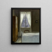 Innenraum - Vilhelm Hammershøi — gerahmtes Bild an der Wand