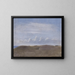 Landschaft - Vilhelm Hammershøi — gerahmtes Bild an der Wand