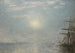 Sonne auf dem Meer - Vilhelm Hammershøi — Ansicht des Kunstwerks